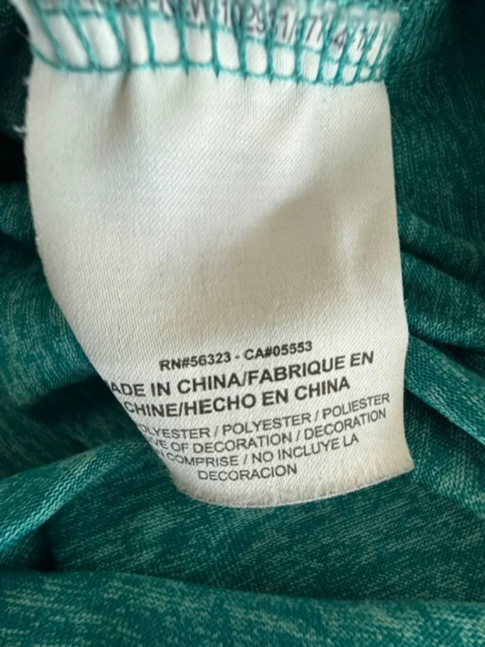 Women's NIKE Dri-Fit Teal Fitted Scoop Neck Short Sleeve Shirt XL X-Large